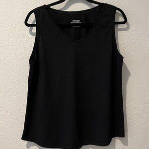 Chico's Classic Black Tank Top
The ultimate tee
US Sz L
Chicos Sz 2
Cotton Blend